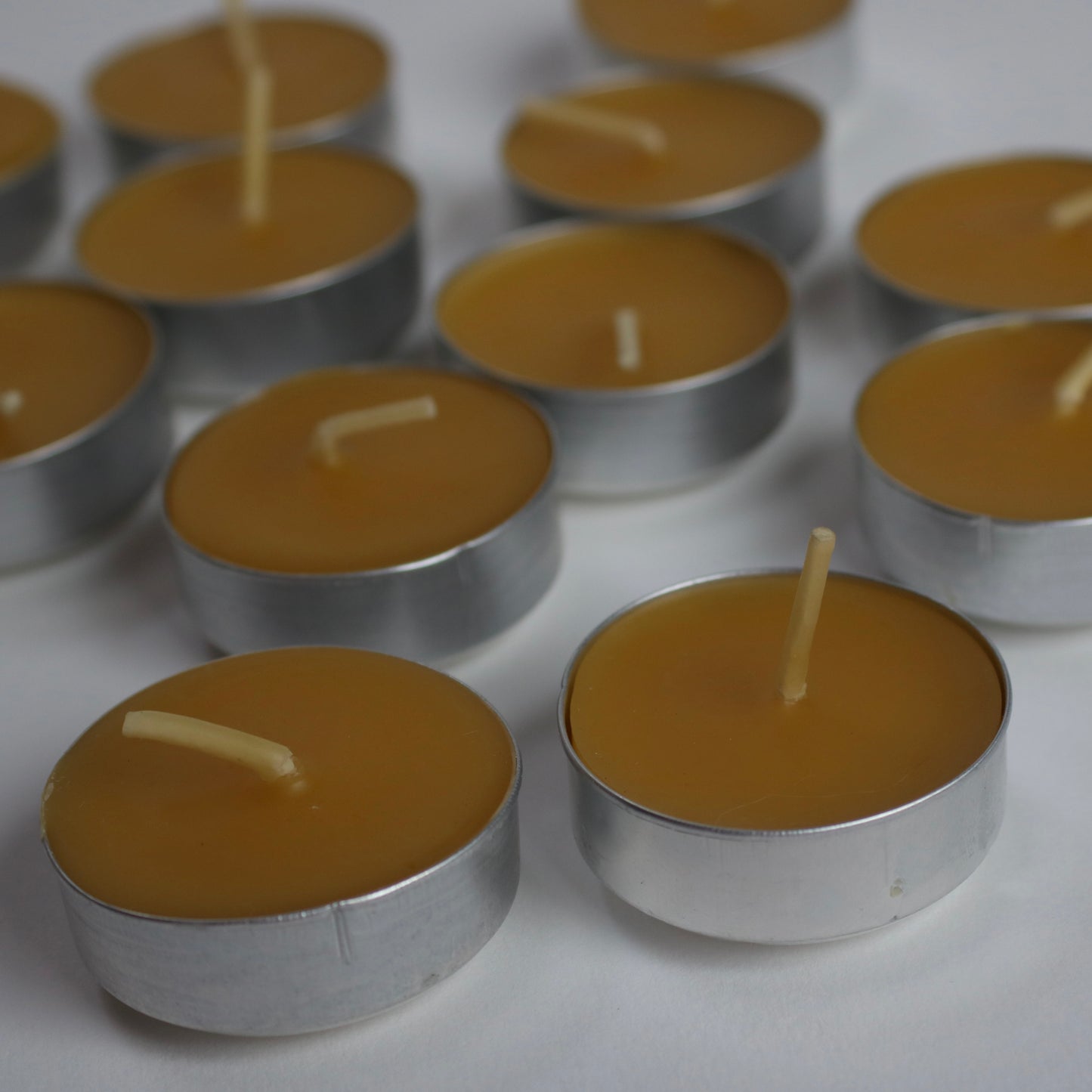 Yellow Beeswax Tealights