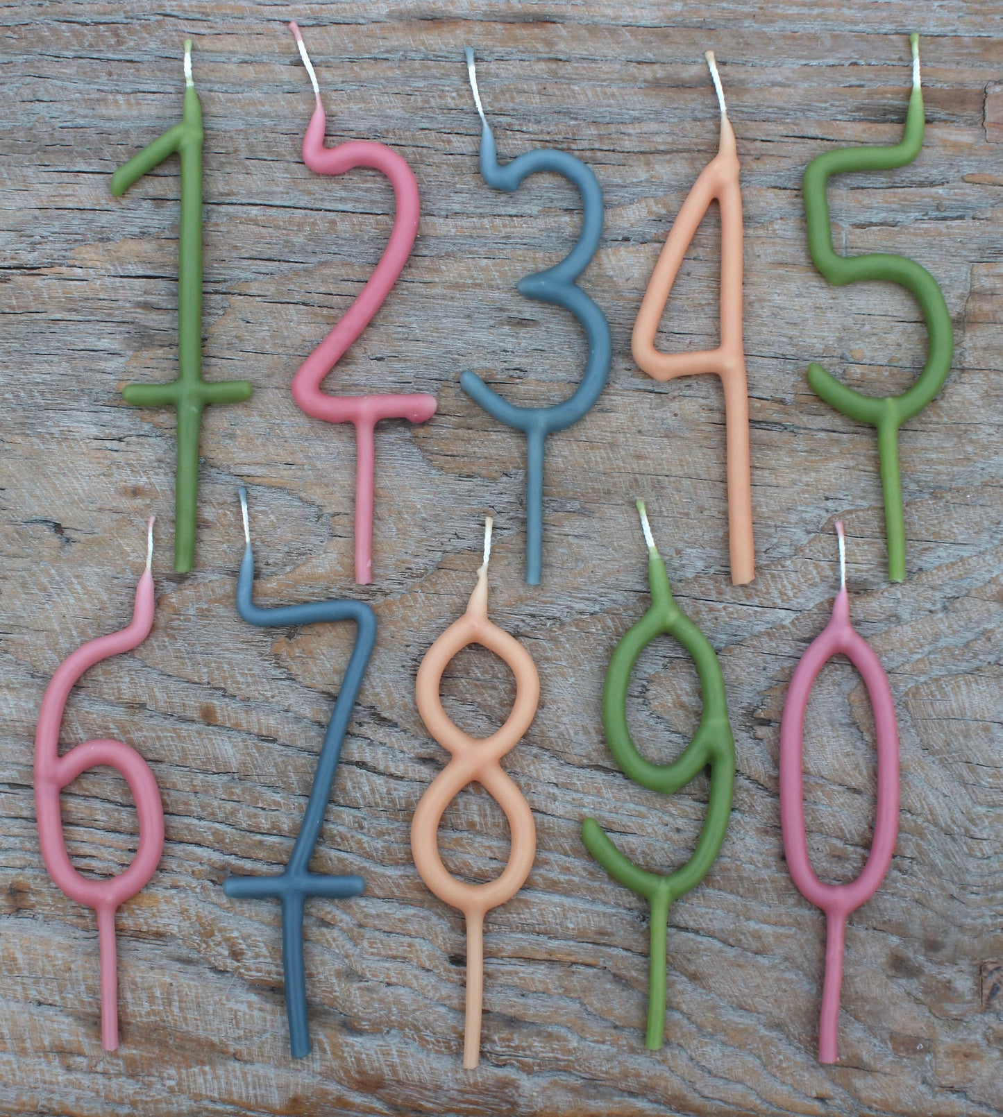 Sea Kelp Beeswax Number Candle