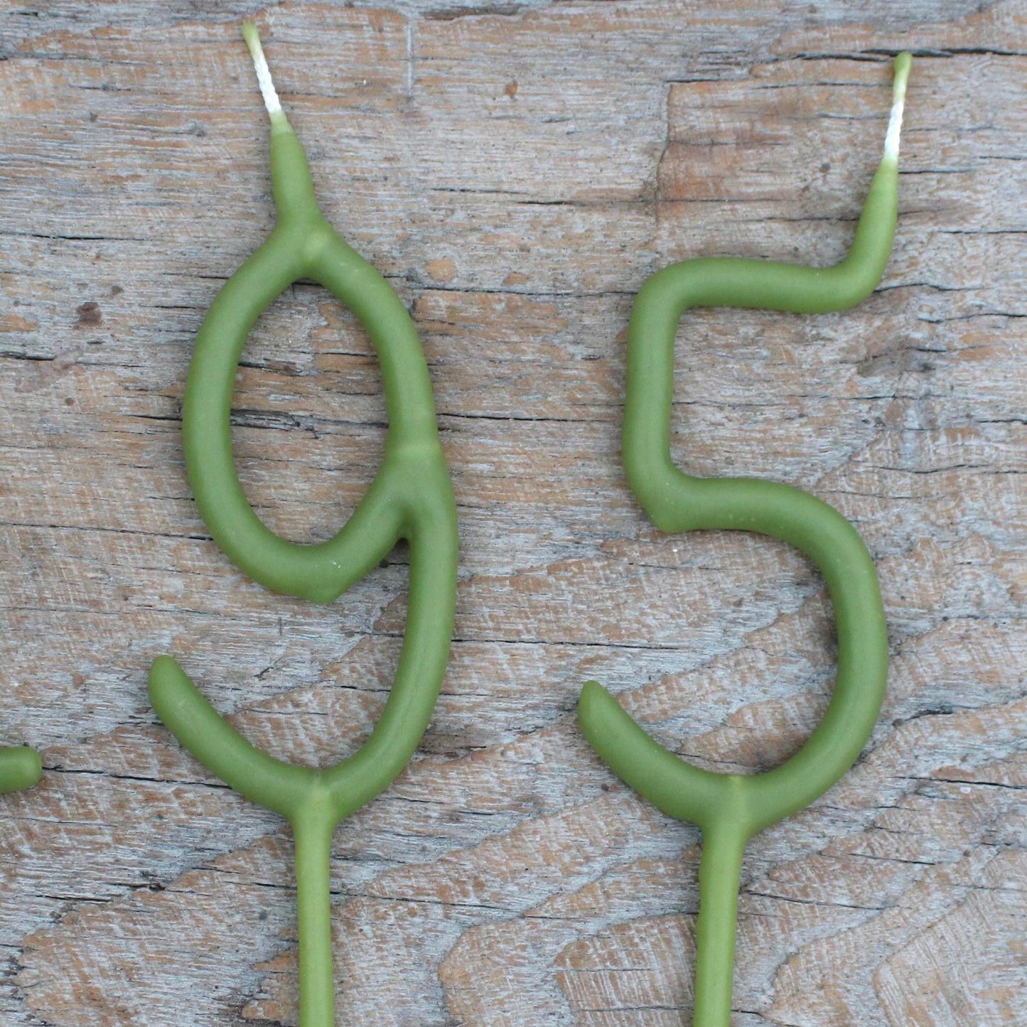 Sea Kelp Beeswax Number Candle