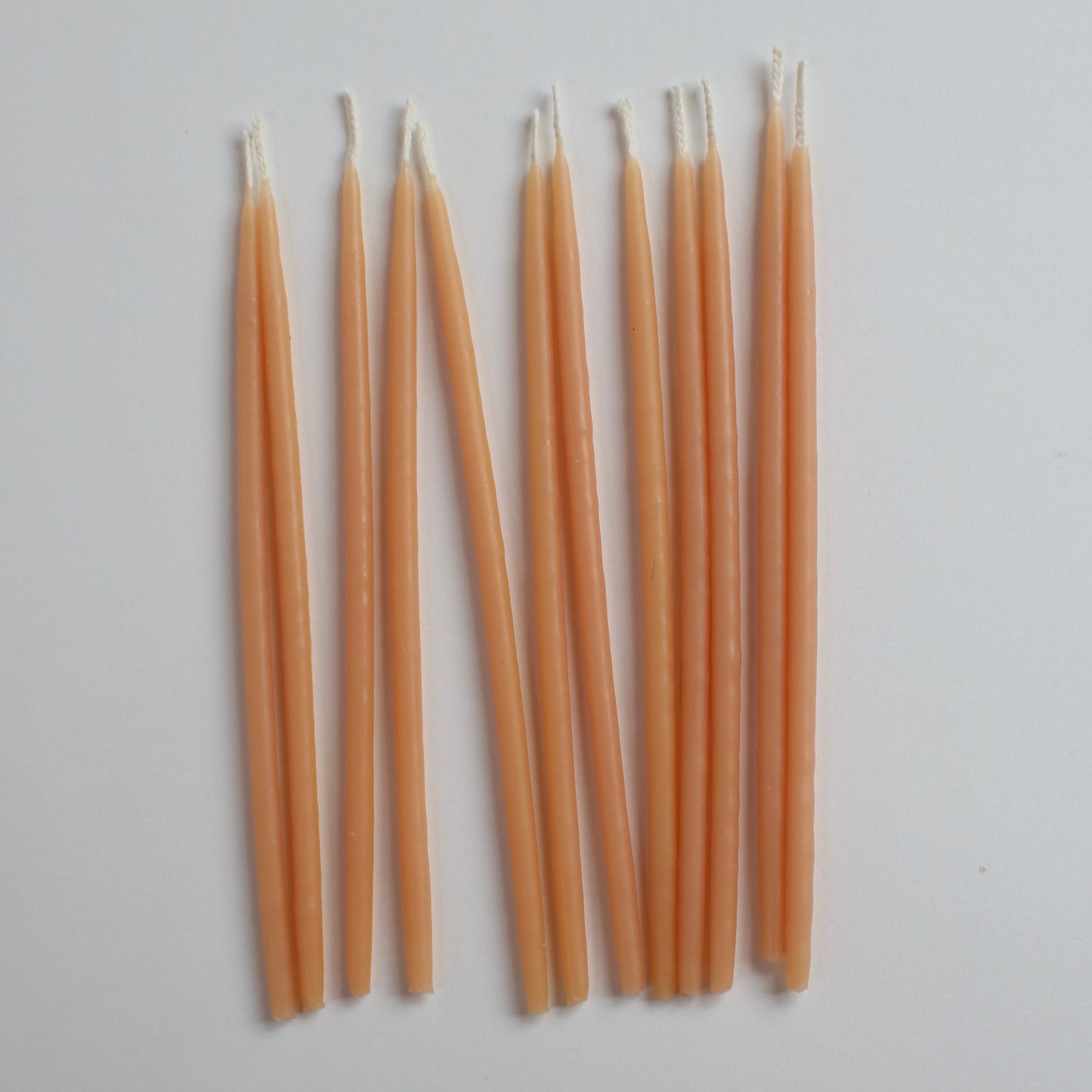 Natural Pigment Beeswax Birthday Candles
