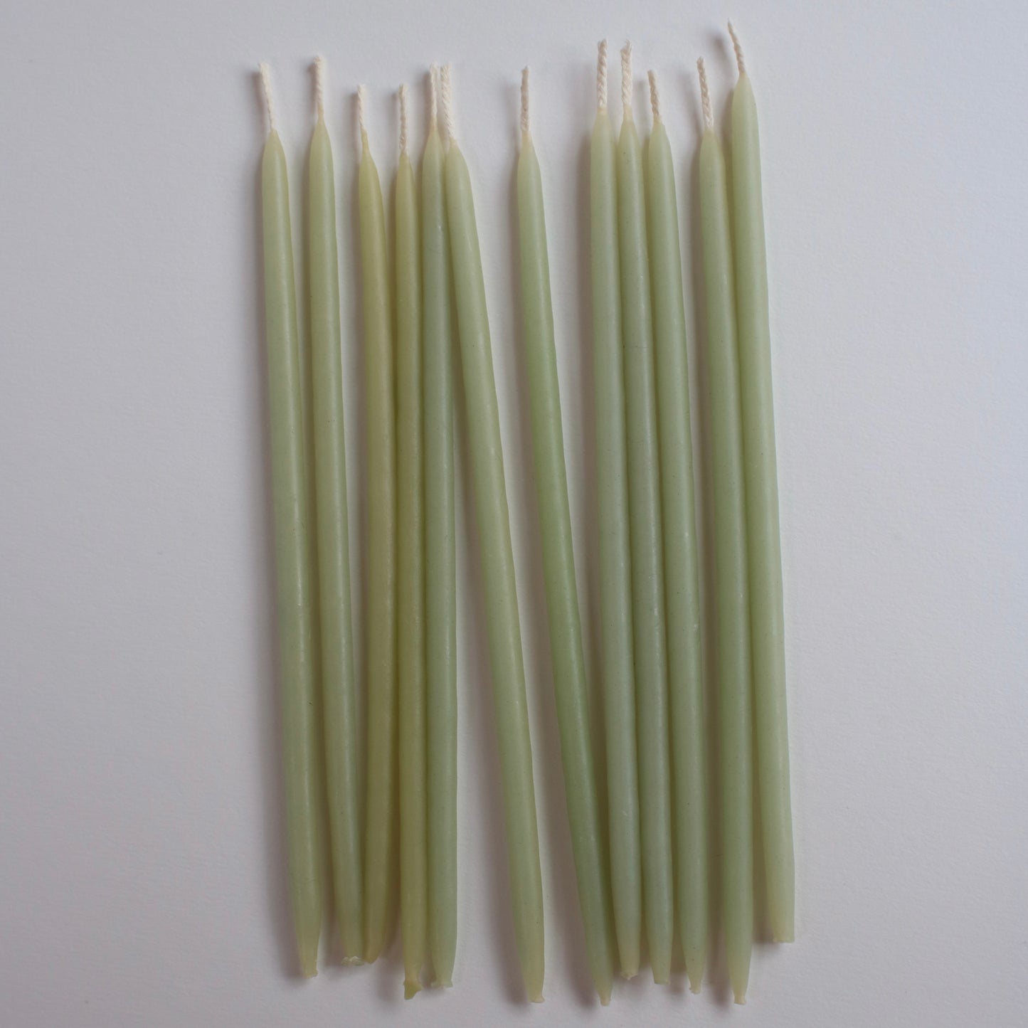 Natural Pigment Beeswax Birthday Candles
